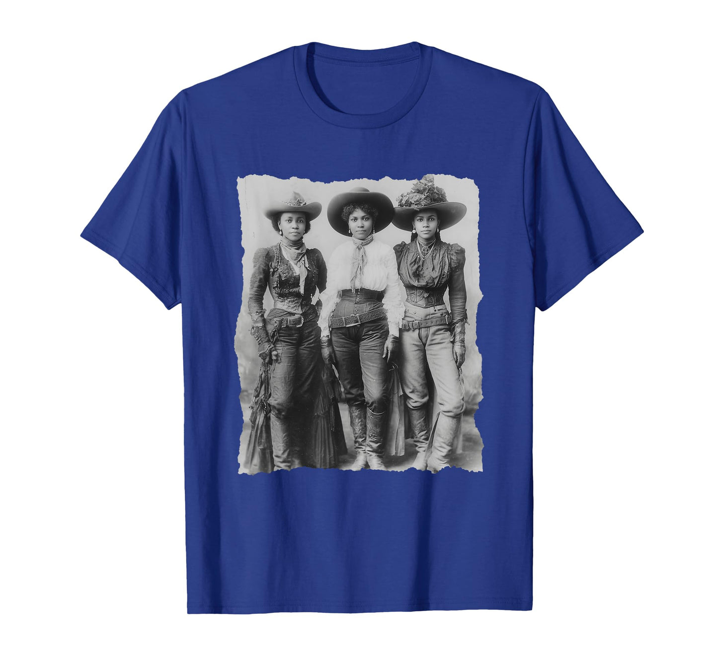 Black African American Cowgirl Western Country Texas Rodeo T-Shirt