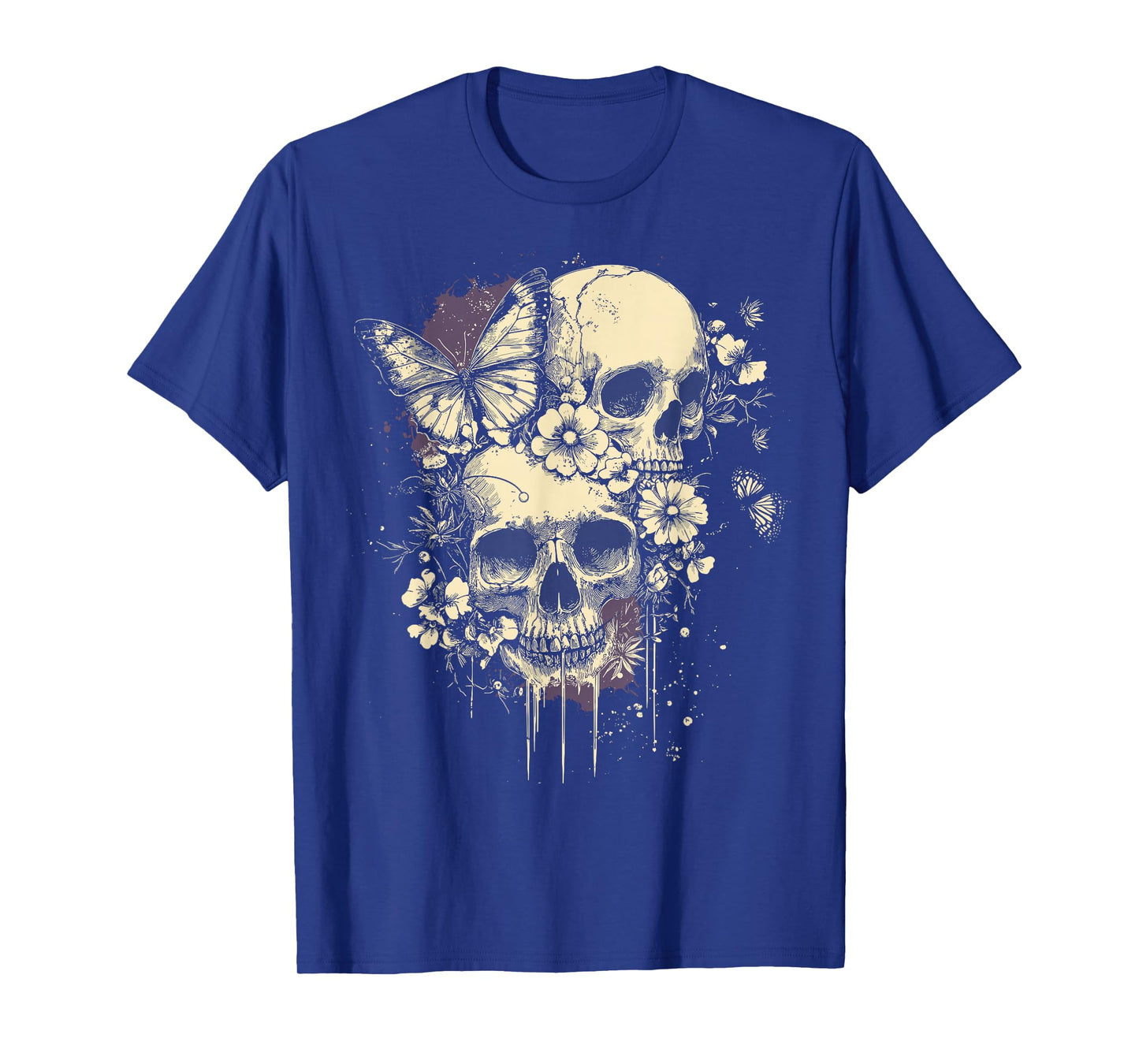 Fairy Grunge Fairycore Y2K Skulls Dainty Butterflies Gothic T-Shirt