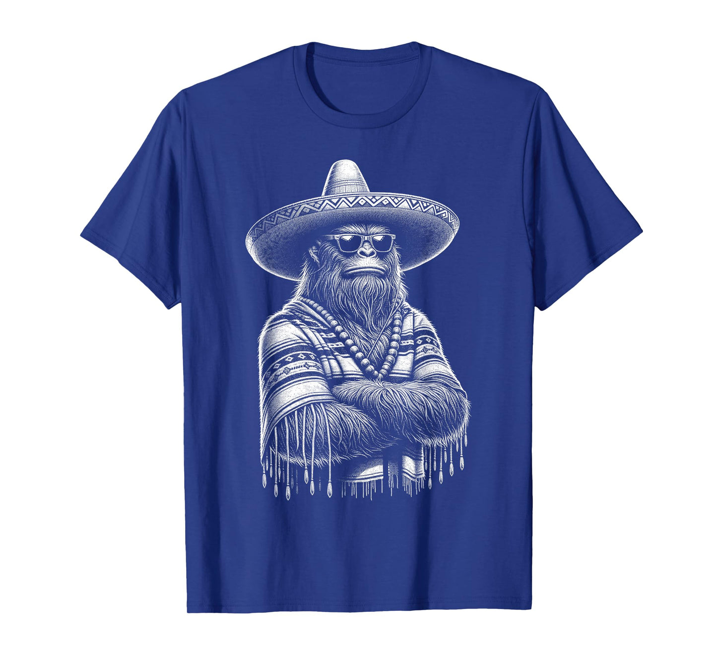 Bigfoot Sasquatch Funny Cryptid Senor Hairyoso Mexican T-Shirt