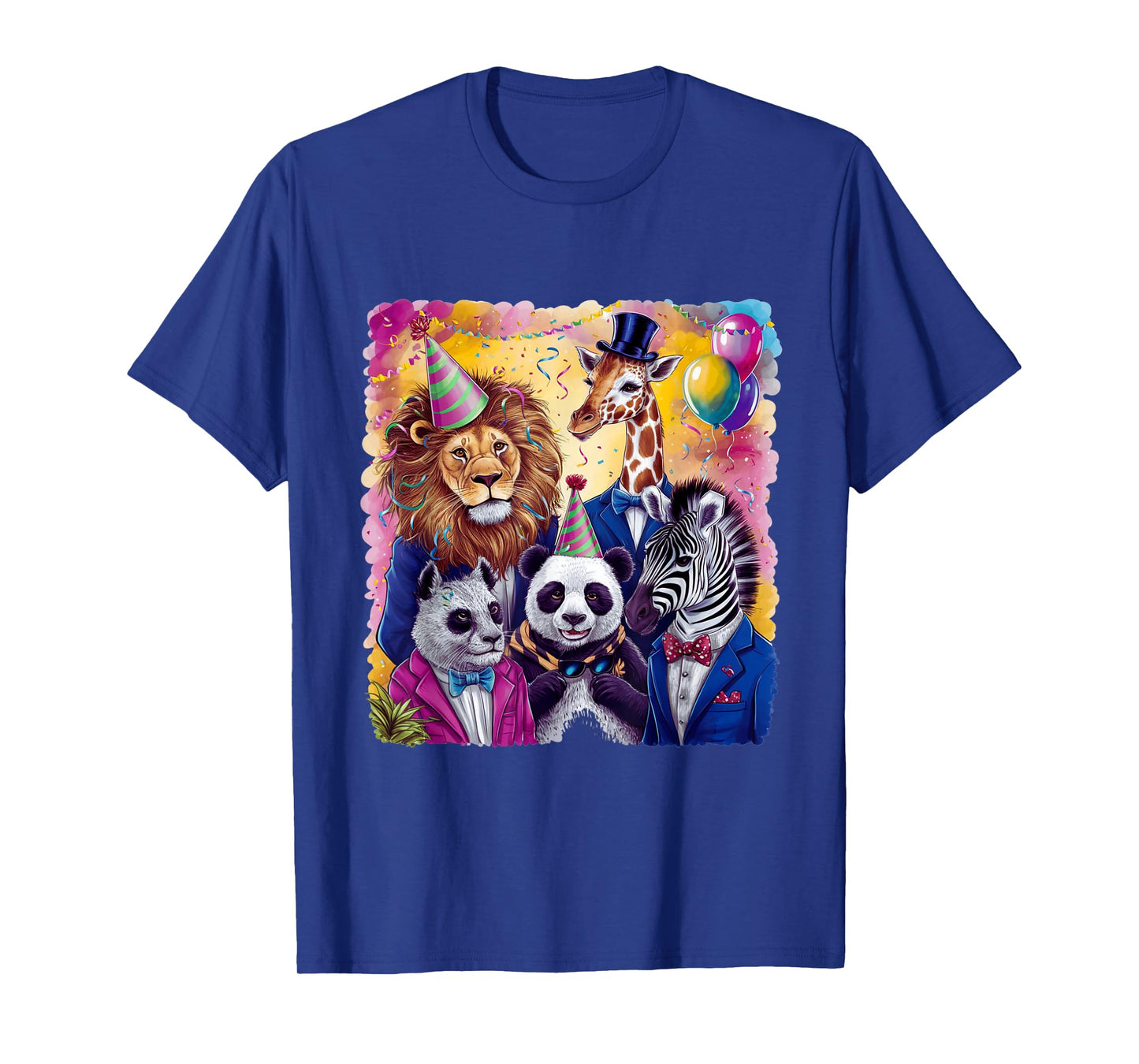Zoo Animals Wildlife Birthday Squad Party Zoo Animals Fun T-Shirt