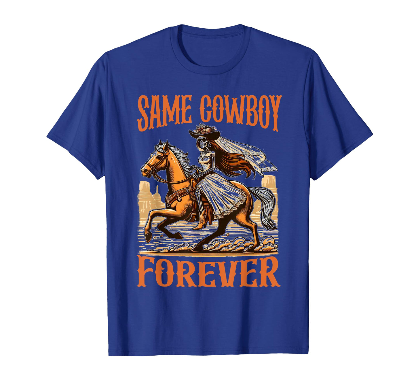 Bachelorette Rodeo Western Bride Funny Same Cowboy Forever T-Shirt