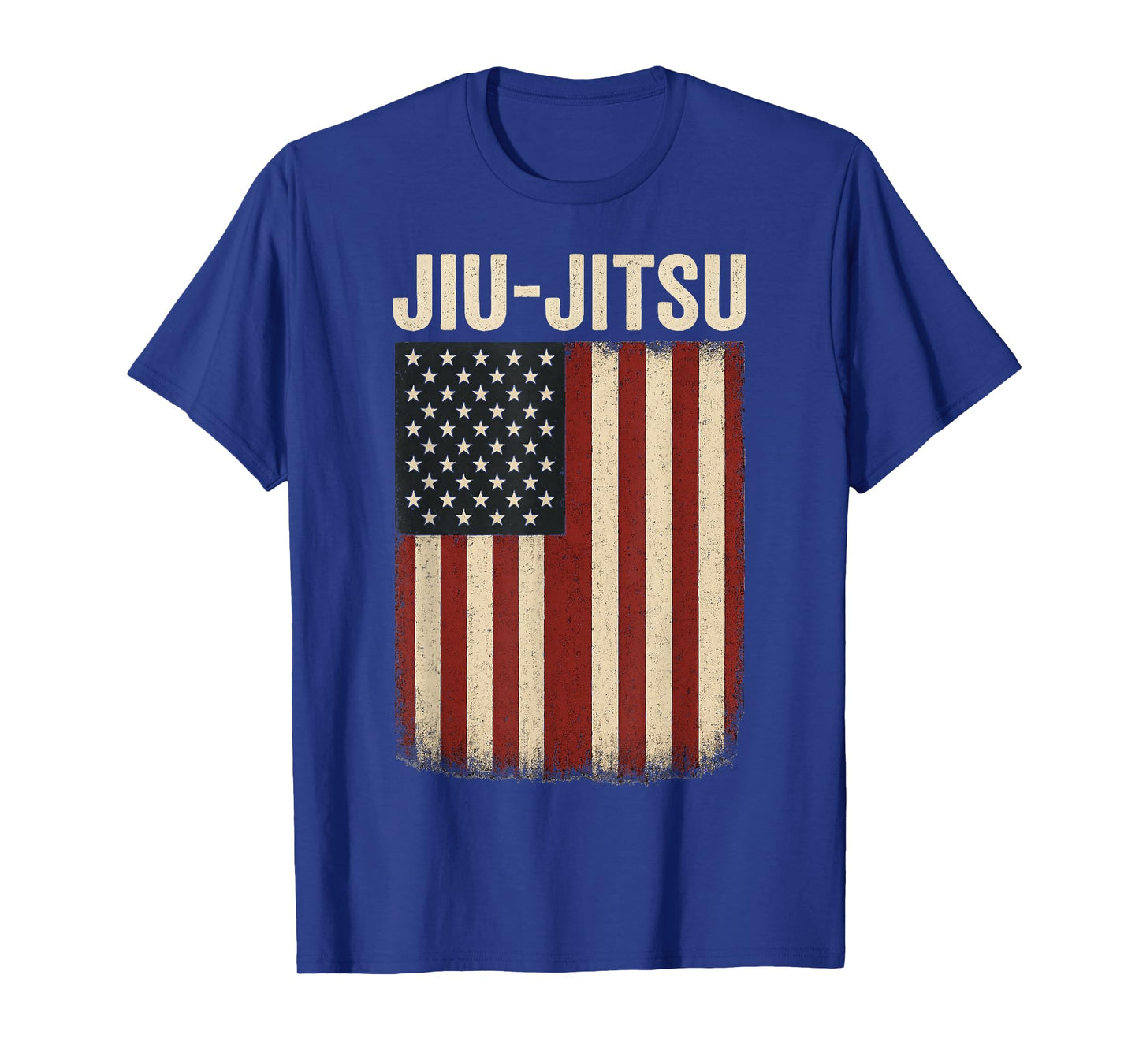 Jiu Jitsu American Flag US United States Patriotic T-Shirt