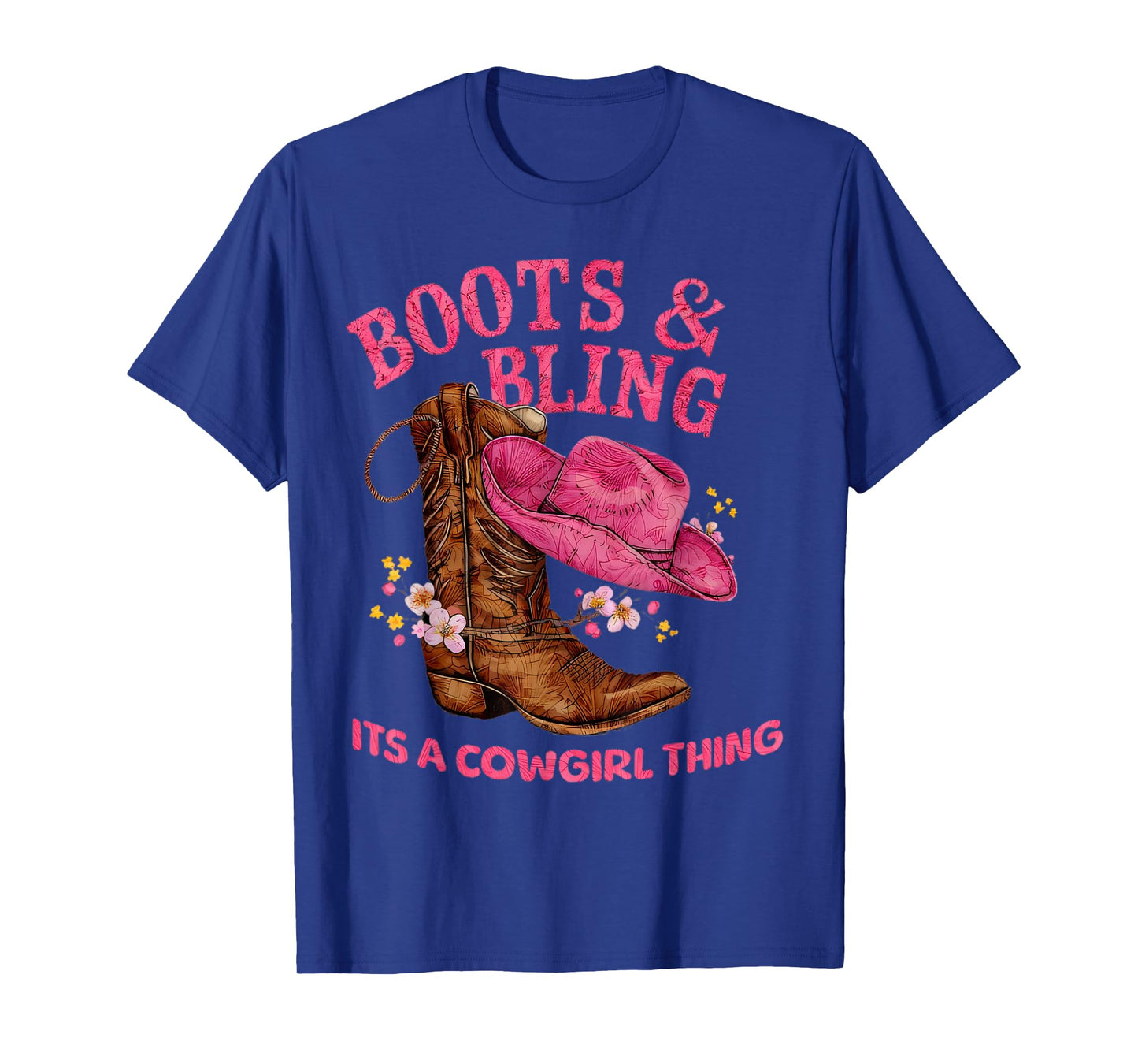 Boots & Bling It's a Cowgirl Thing Country Chic T-Shirt