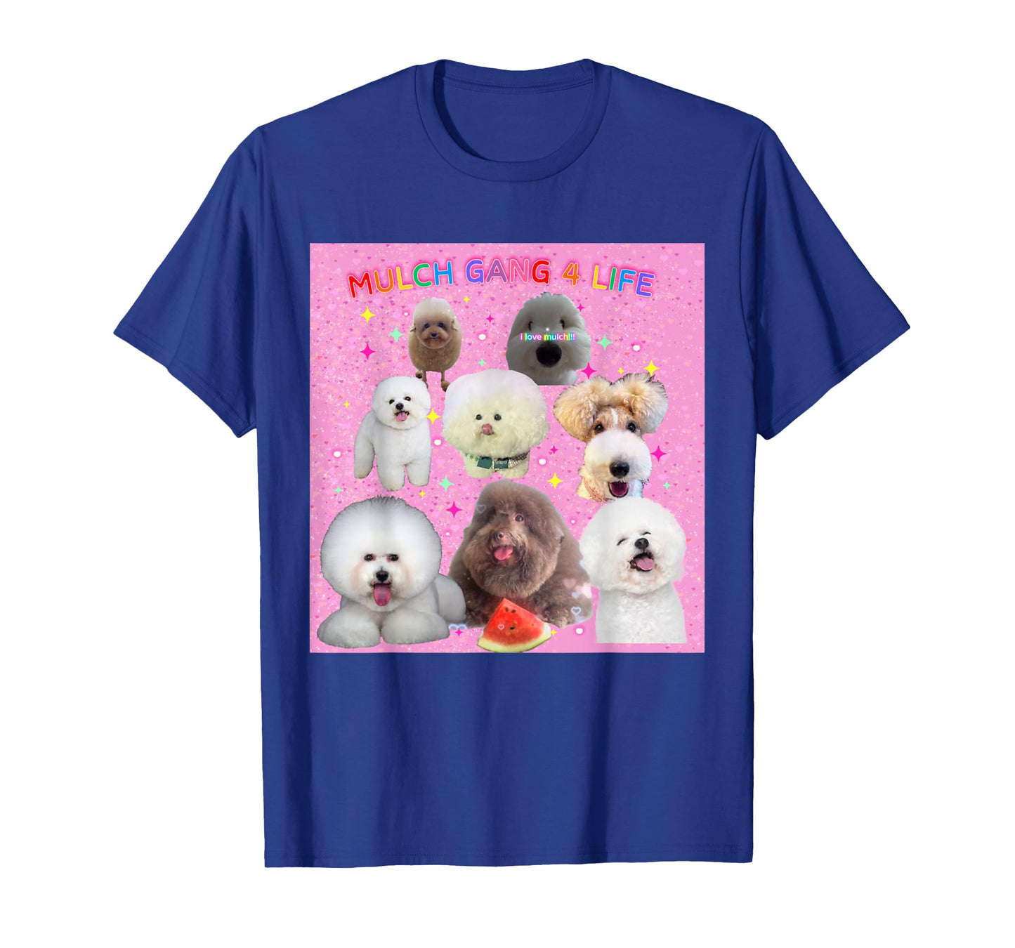 Mulch Gang 4 Life MulchMaxxing Puppy Dog Meme Mulchposting T-Shirt