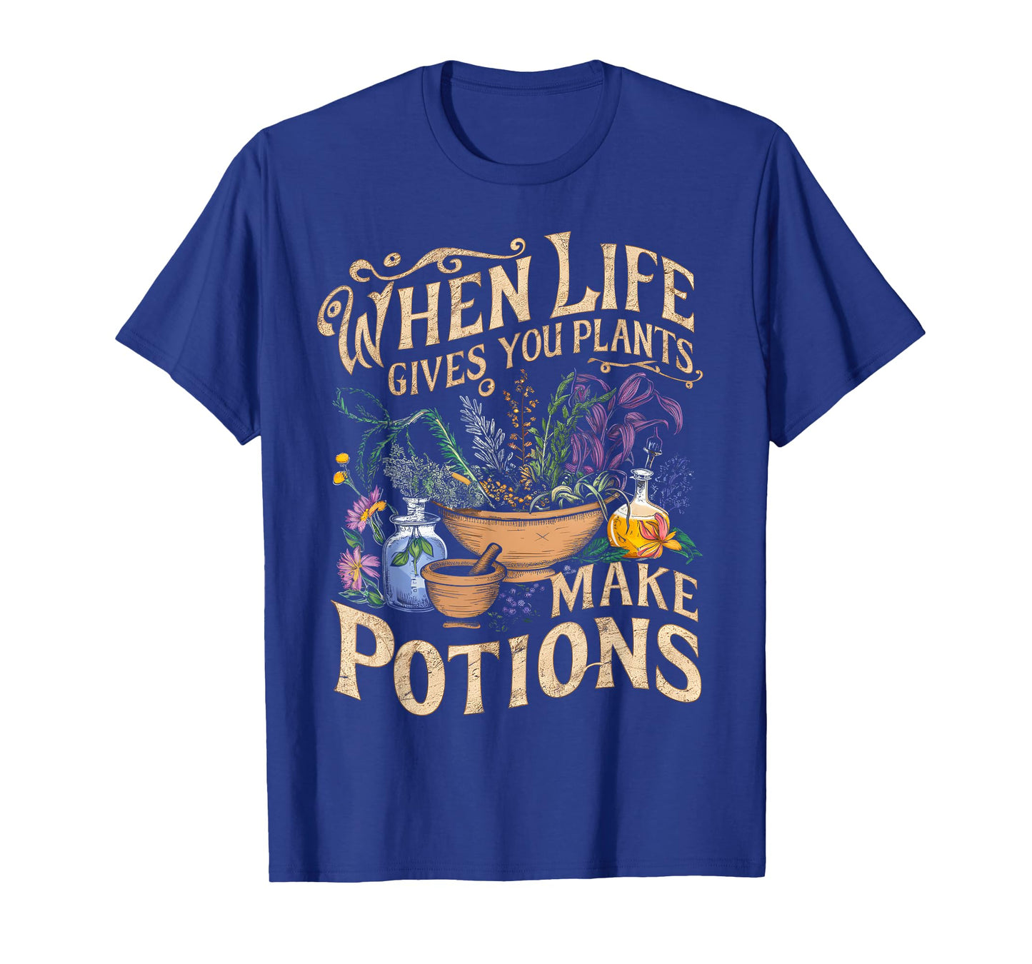 Funny Herbalist and Apothecarist Puns Make Potions Herbalism T-Shirt