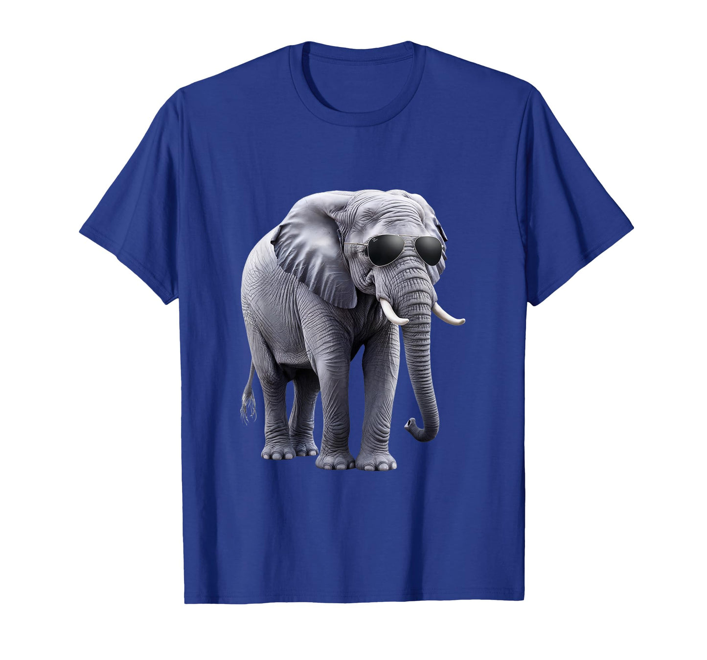 Cool Elephant with Sunglasses - Funny Design T-Shirt