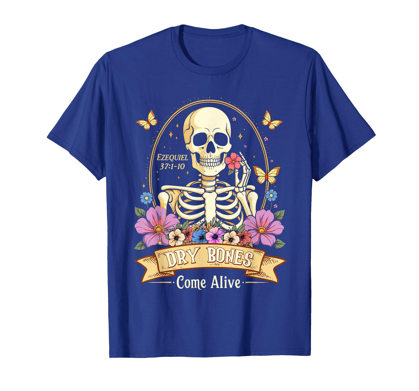 Dry Bones Come Alive Funny Skeleton Dancing T-Shirt