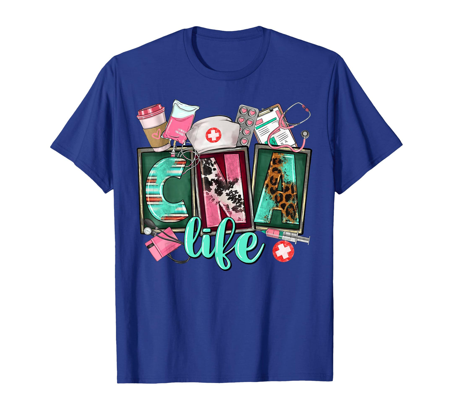 CNA Life Certified Nursing Assistant Medical Worker Hospital T-Shirt