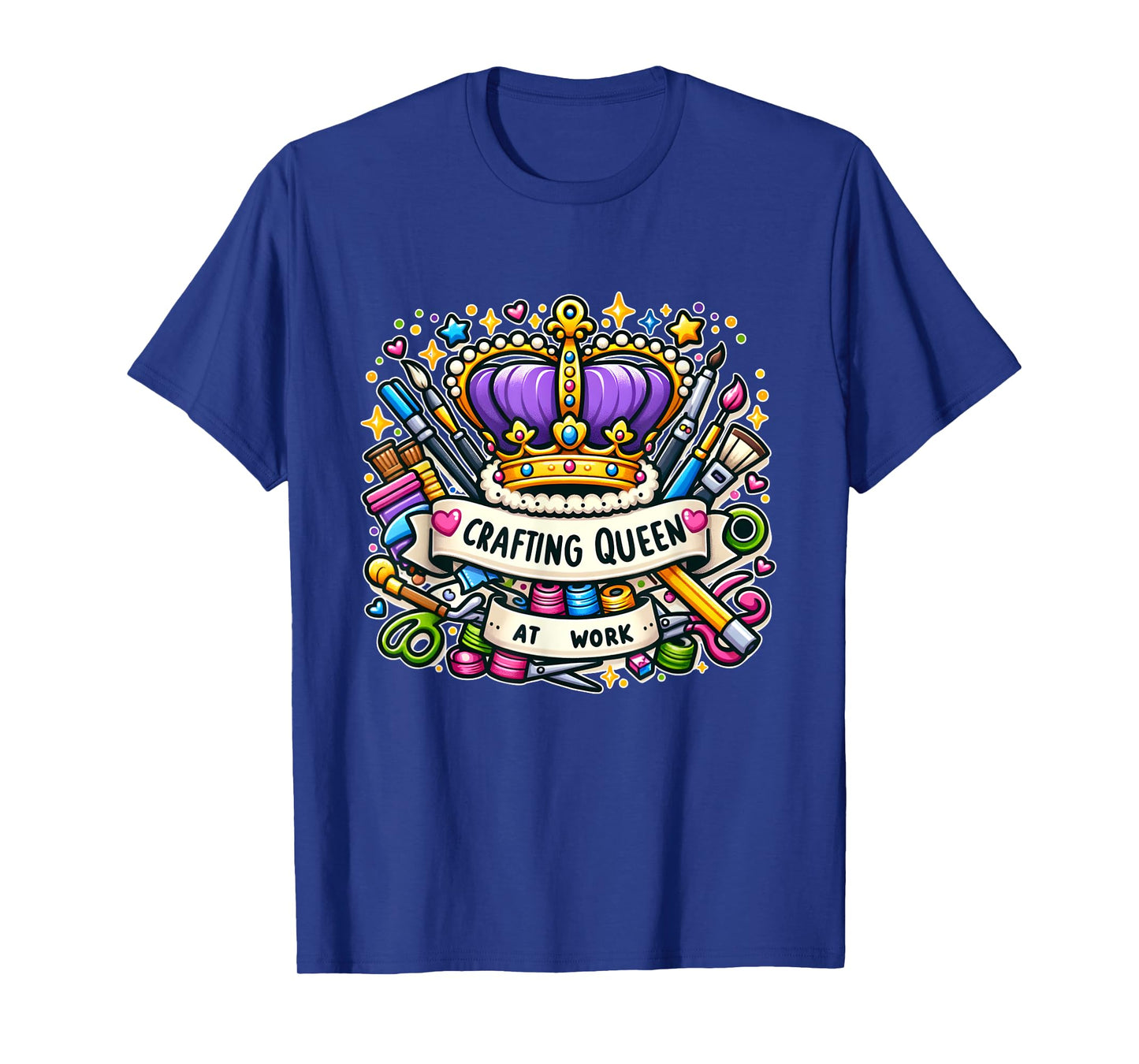 Crafting Queen At Work Unique Crafter T-Shirt