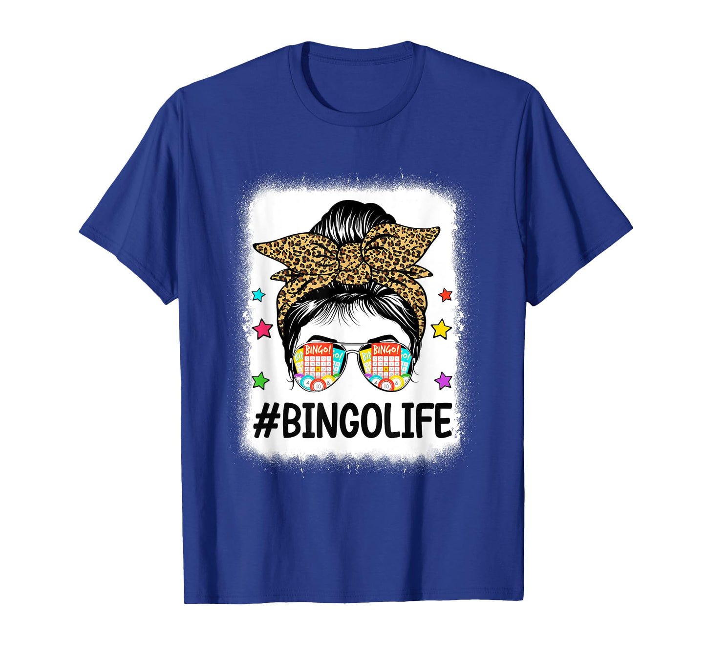 Funny Bingo Life Bingo Messy Buns Gambling Womens Bingo T-Shirt