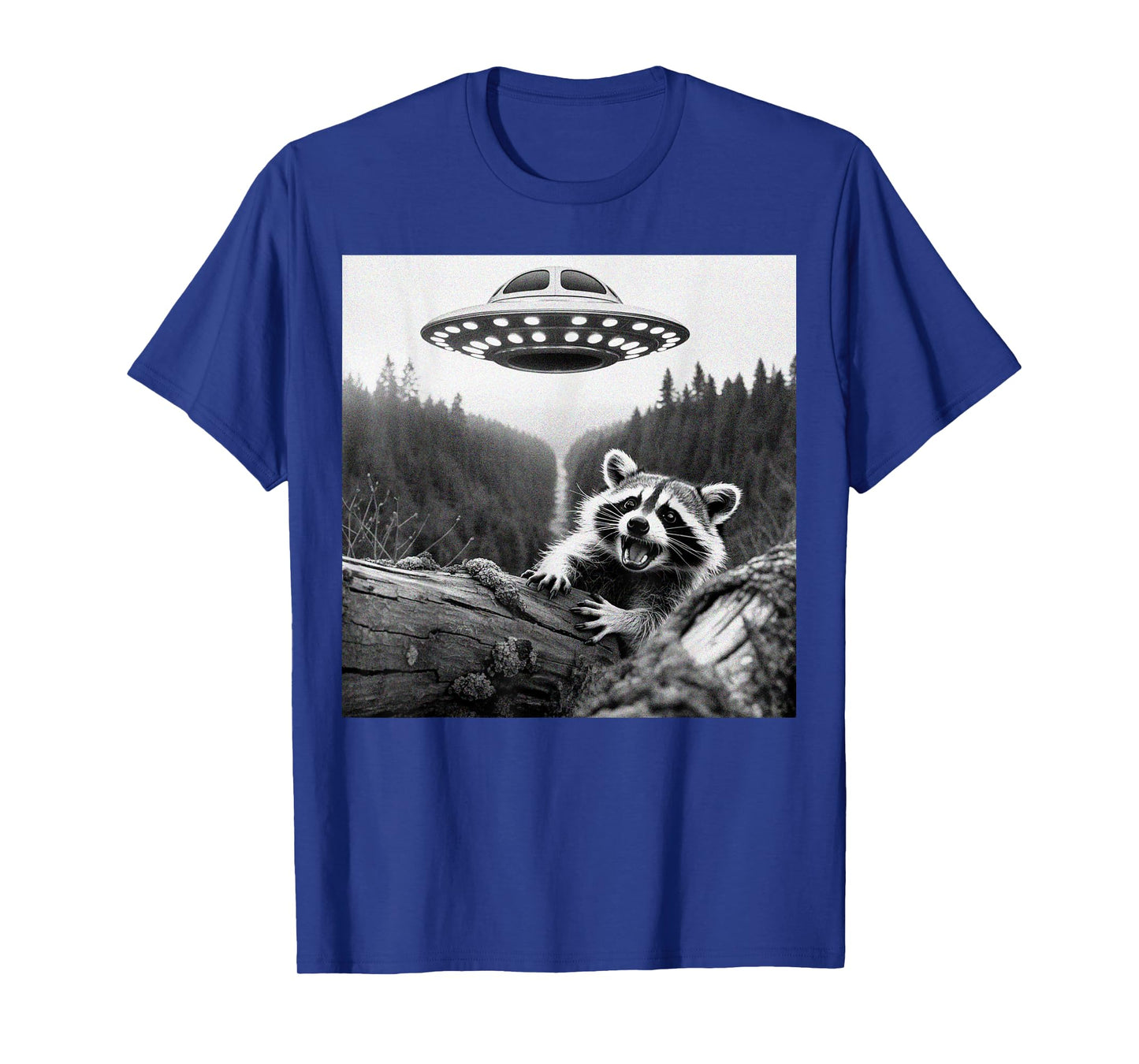 Raccoon Evades UFO Abduction T-Shirt