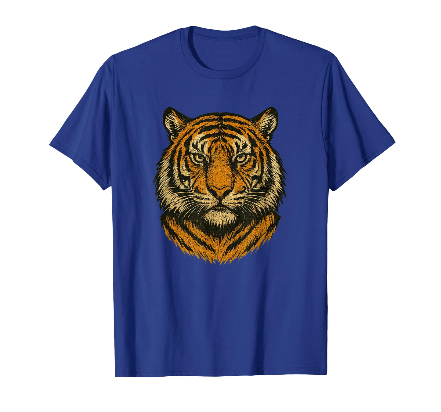 Vintage Tiger Head Graphic Art Shirt for Wildlife Lovers T-Shirt