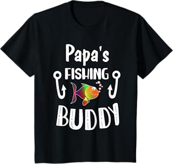 Papa's Fishing Buddy Shirt T-Shirt