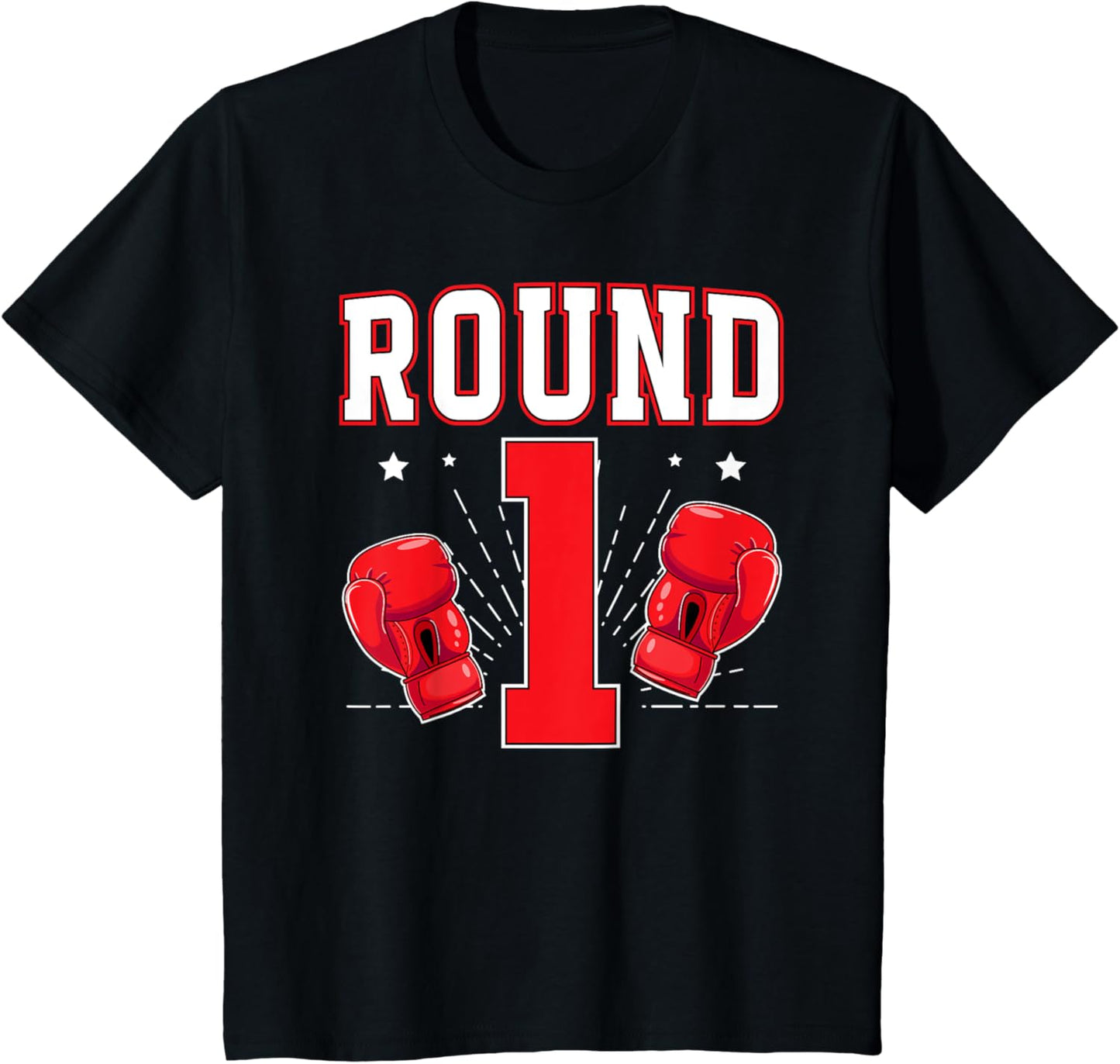 Kids 1st Boxing Birthday Party One Year Old Boxer Birthday T-Shirt