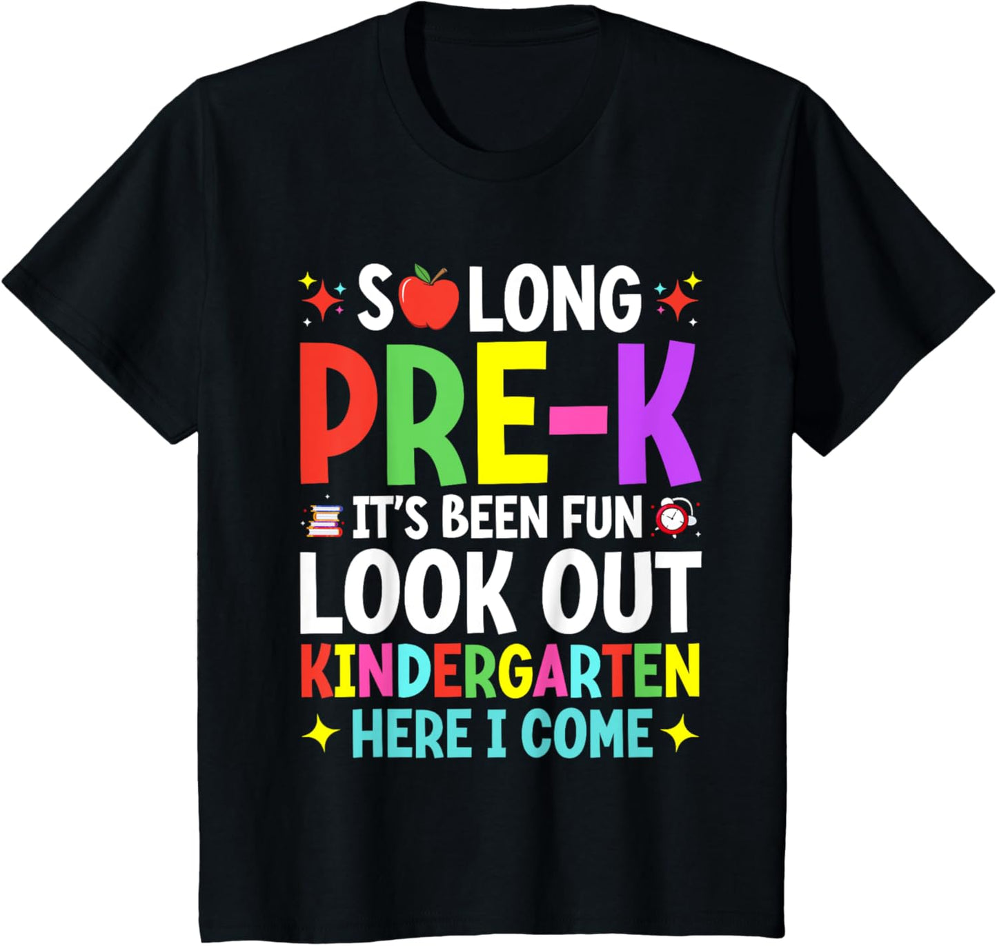 Kids So Long Pre-k Graduation Graduate Teacher Kid Boys Girls Celebration Tee by TeeBrew