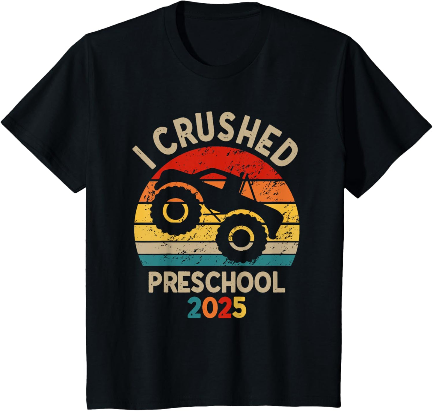 Kids I Crushed Preschool 2025 Pre-K Grad 2025 T-Shirt