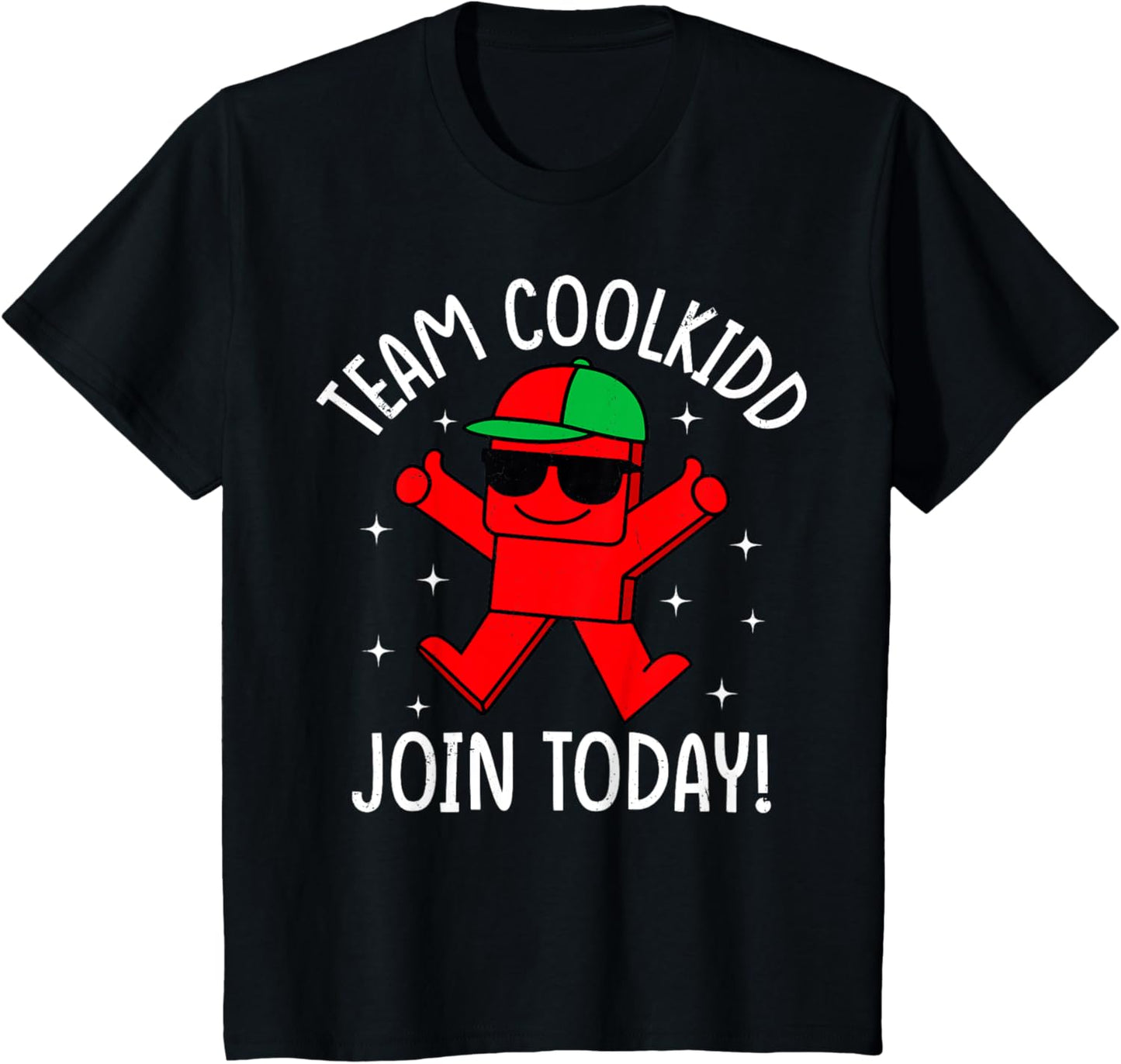 Kids Funny Team Coolkid Quote Trendy Youth Squad Design T-Shirt