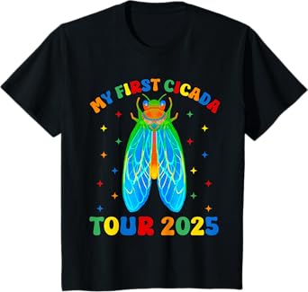 Kids My First Cicada Tour 2025 Toddler Kids Cicada T-Shirt