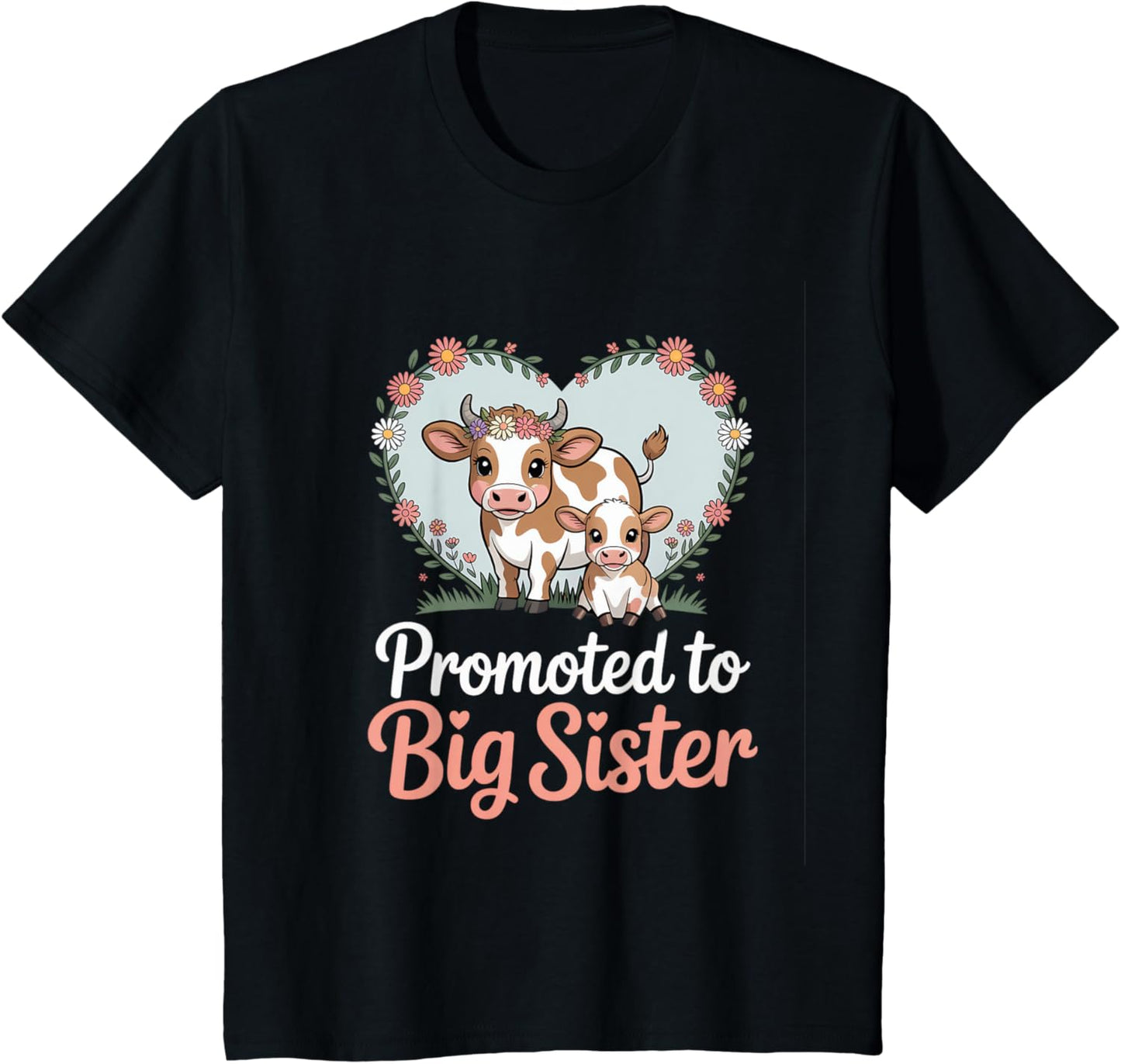 Kids Pregnancy Announcement Promoted To Big Sister 2026 T-Shirt