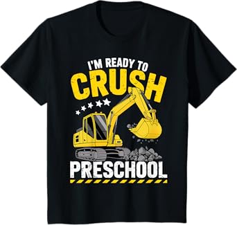 Kids Im ready to crush preschool digger T-Shirt