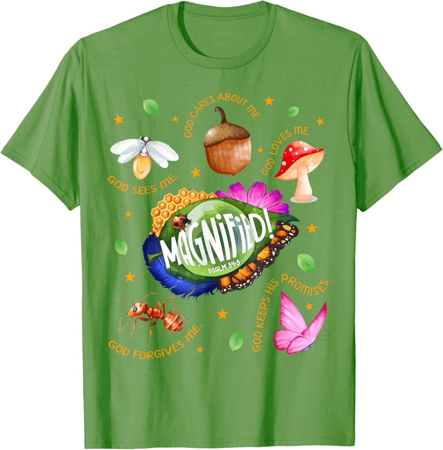 Vbs Magnified Shirt Smallest Insects Adventure Christian T-Shirt