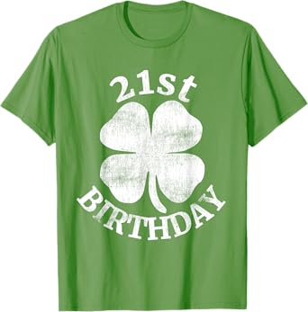 21st Birthday Shirt St. Patrick's Day Party Beer Gift 2004 T-Shirt