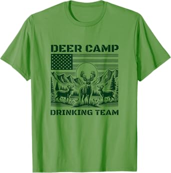 Deer Camp Drinking Team - Funny Hunting T-Shirt