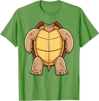 Turtle Shirt Adult Kids Men Women Turtle Shell Costume T-Shirt