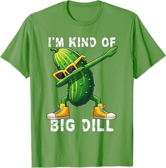 Iโm Kind Of Big Dill Pickle Dabbing Halloween Cucumber T-Shirt