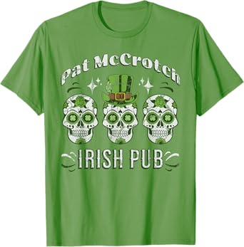 Pat McCrotch Irish Pub Adult Funny St. Patricks Day T-Shirt