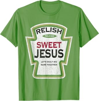 Retro Relish Sweet Jesus Funny Christian Parody T-Shirt