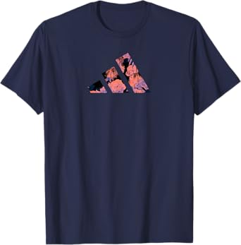 adidas Badge of Sport Three Bar Floral Graphic T-Shirt