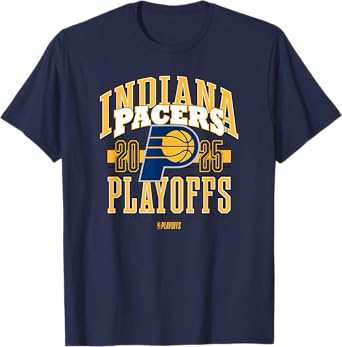 NBA Official Indiana Pacers 2025 Playoffs Showtime T-Shirt