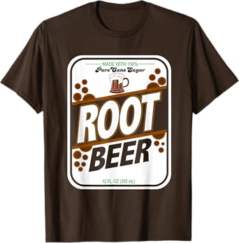 Retro Style ROOT BEER Costume T Shirt T-Shirt