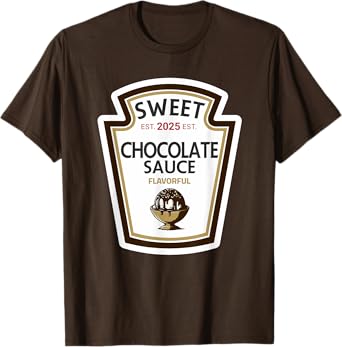 funny halloween shirt 2025 Gift Sweet Chocolate Sauce DIY T-Shirt
