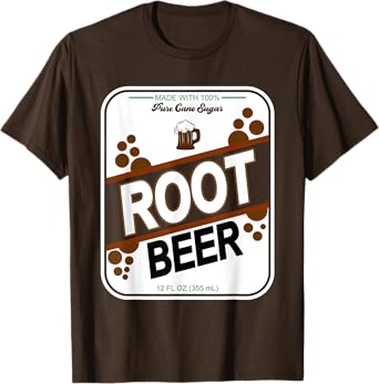 Retro Style ROOT BEER Costume Halloween T-Shirt