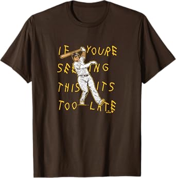 Manny Machado - Lean Back - San Diego Baseball T-Shirt