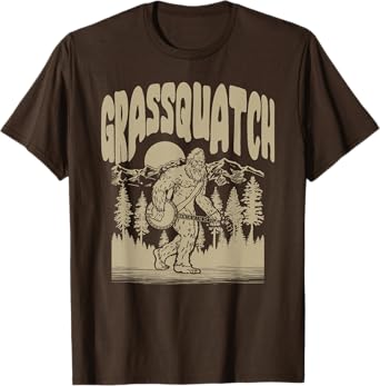 Grassquatch! Funny Bigfoot Banjo Bluegrass Sasquatch Outdoor T-Shirt