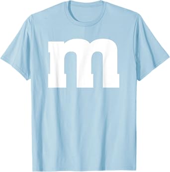 Letter M Capital Alphabet, Groups Halloween T-Shirt
