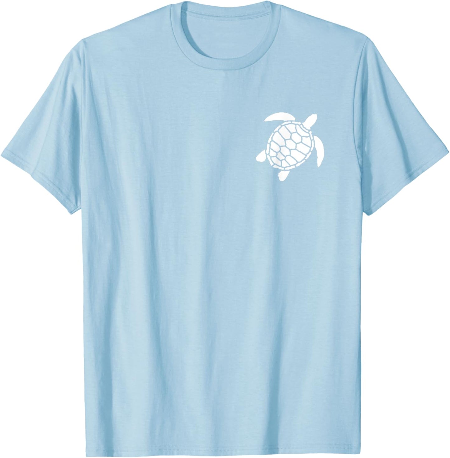 Turtle Sun Hawaii Beach Ocean Summer Vibe Blue T-Shirt