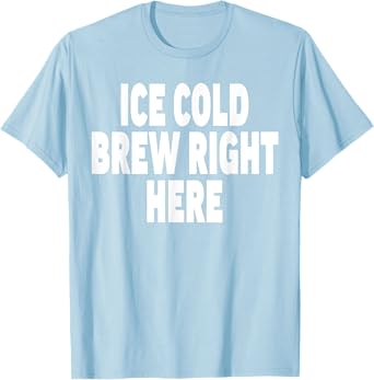 Beer Vendor Costume T Shirt - Ice Cold Brew Right Here