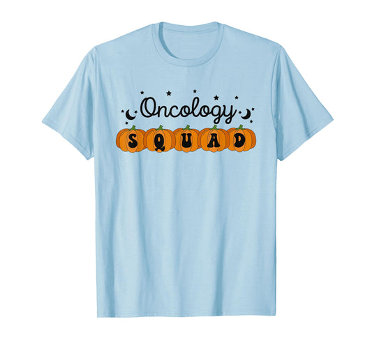 Halloween Oncology Nurse Pumpkin Oncology Squad Cancer Nurse T-Shirt