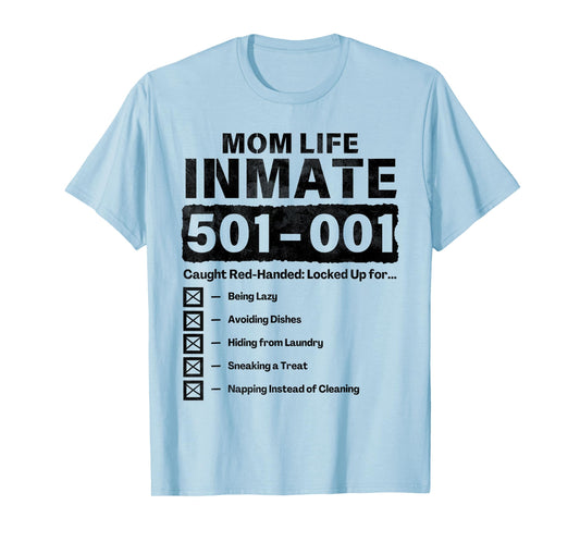 Mom Life Inmate Funny Matching Halloween Costume T-Shirt