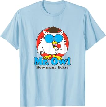 Mr. Owl Tootsie Pop How Many Licks #38270 T-Shirt