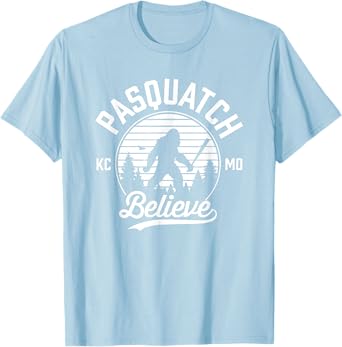 KC PASQUATCH BELIEVE Mens Womens Kids Pasquatch Kansas City T-Shirt