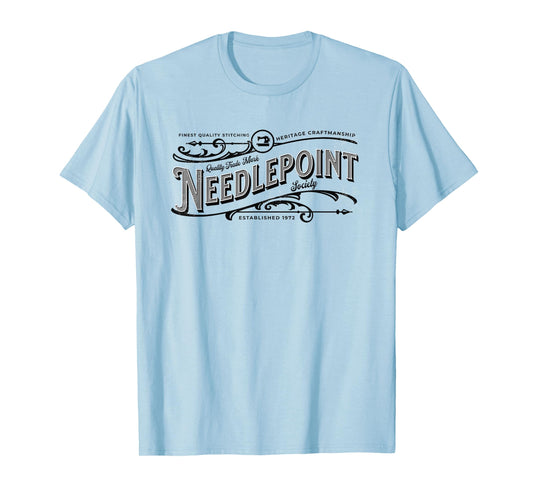 Needlepoint Vintage Style T-Shirt