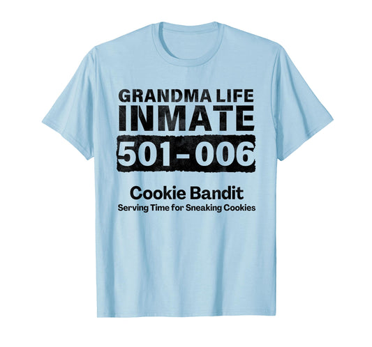 Grandma Life Prisoner Inmate Funny Jail Halloween Costume T-Shirt