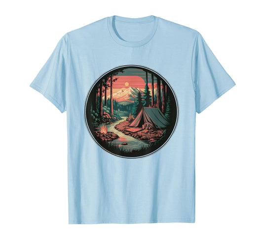 Trees Wildlife Nature Vintage Forest T-Shirt