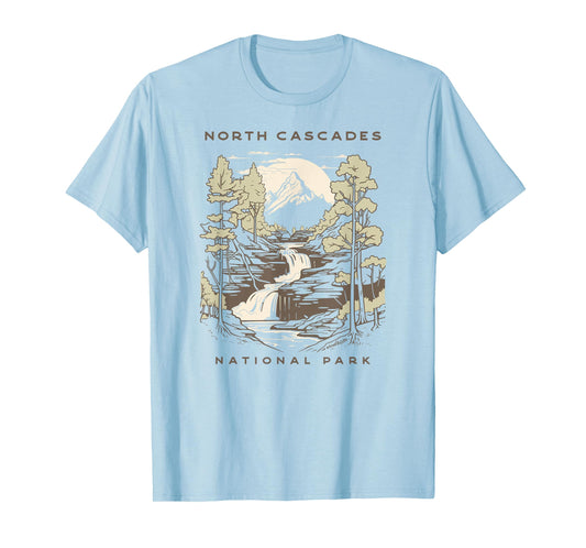 North Cascades National Park Vintage T-Shirt