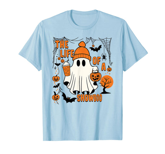 The Life of a showboo Halloween Costume Bow Boo Girls Tee T-Shirt